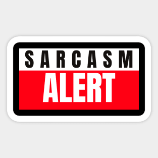 Sarcasm alert Sticker